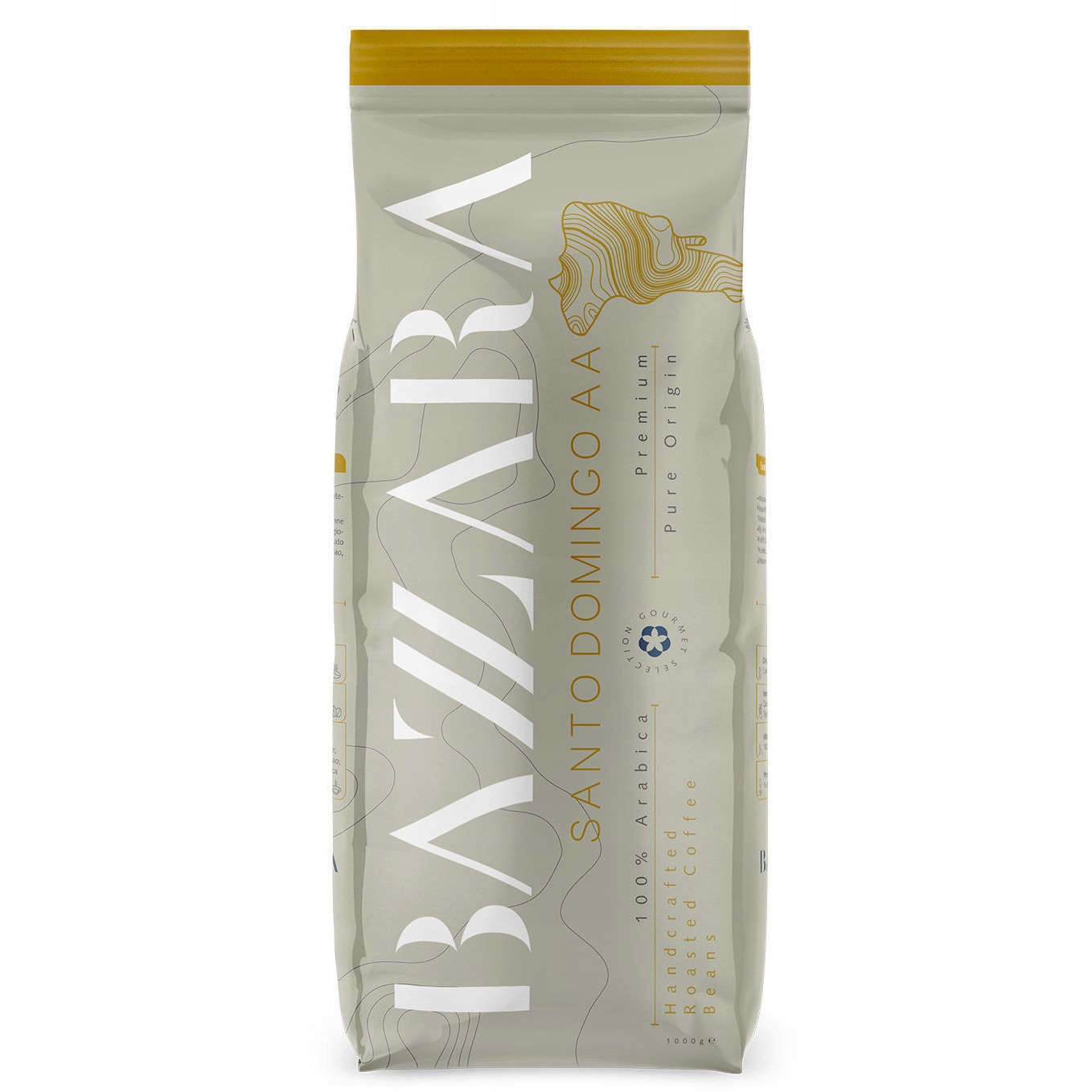 Káva Zrnková Bazzara Santo Domingo Washed Aa 1kg