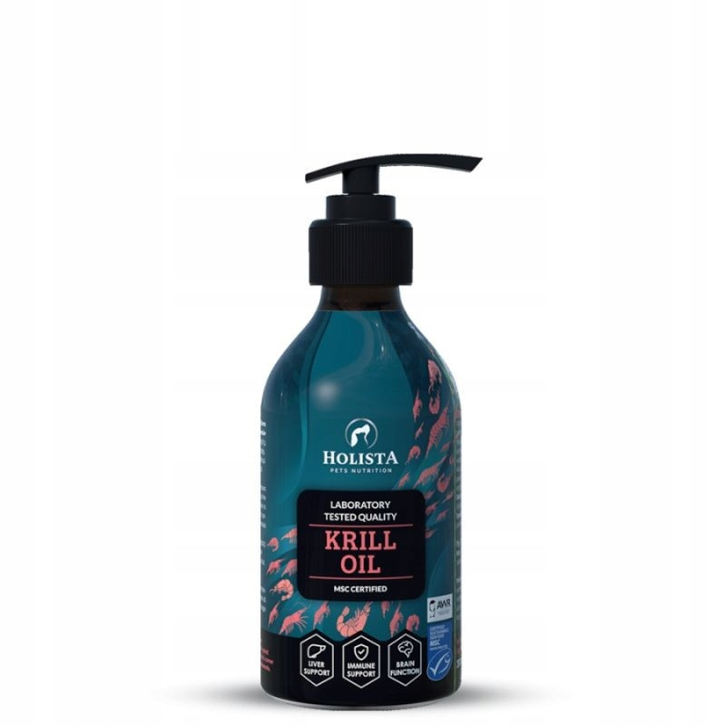 Holista Krill Oil 200 Ml Olej Z Antarktického Krilu Pro Psa A Kočku