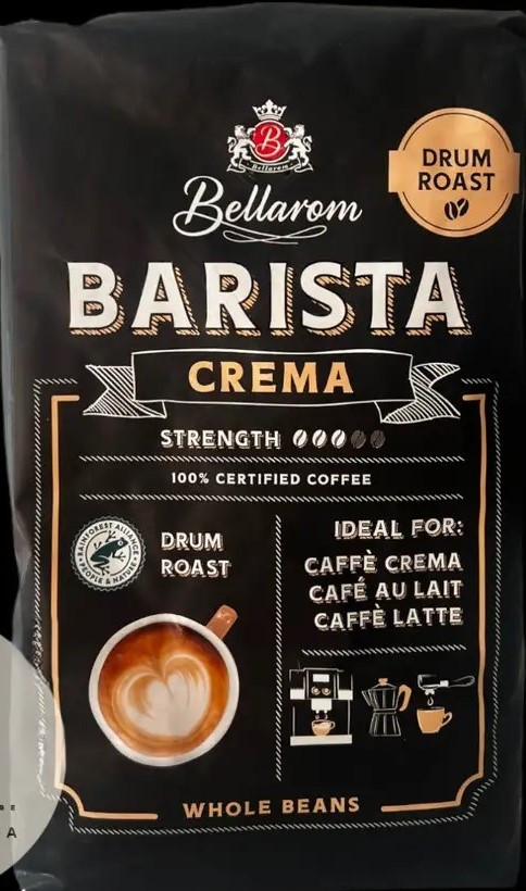 Káva zrnková míchaná Bellarom Barista Crema 1000 g