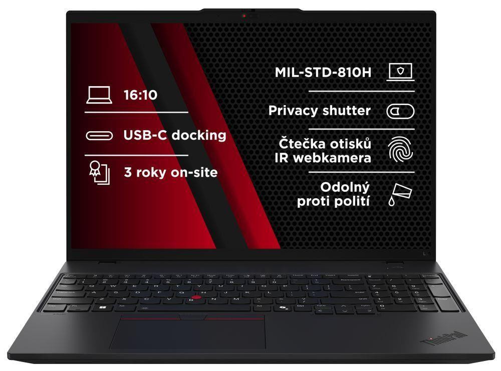 Lenovo ThinkPad L16 Gen 1 (AMD), černá - 21L7001MCK