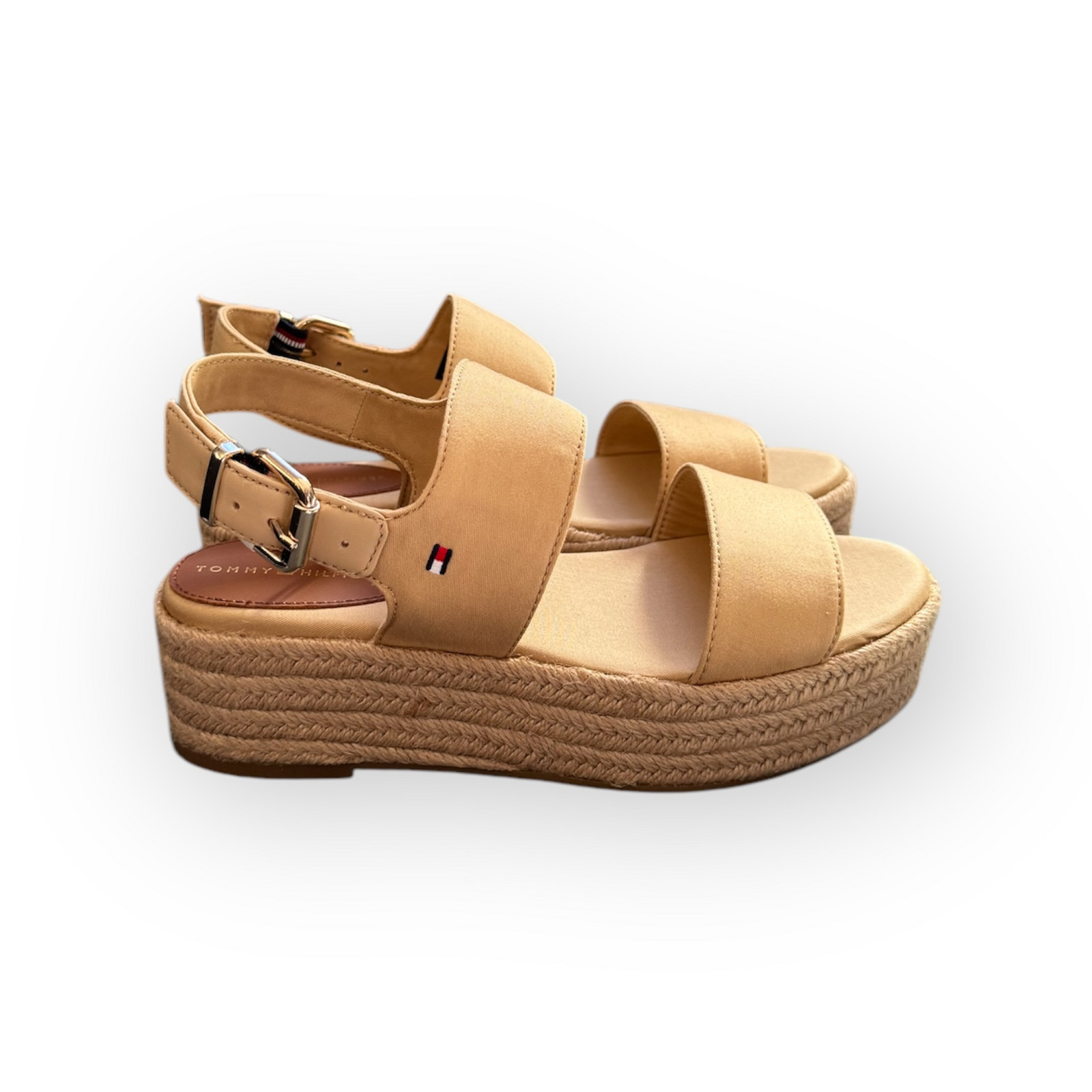 TOMMY HILFIGER MID WEDGE SANDAL Dámské sandály 41 EU FW0FW07885ACR