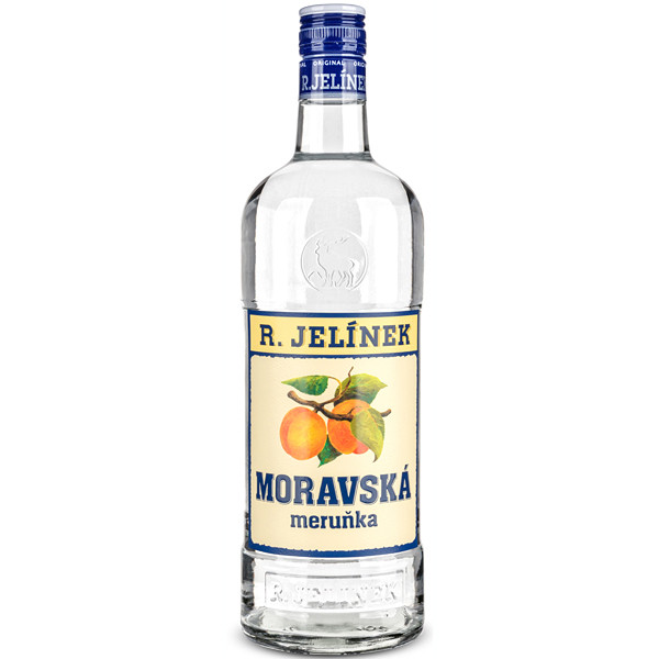 Moravská Meruňka 1l 30% R.Jelínek (holá láhev)