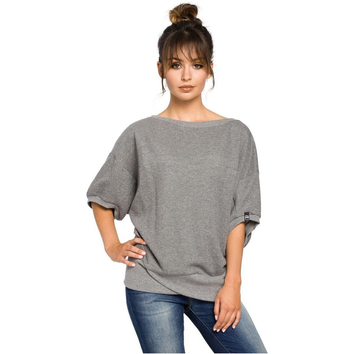 Bewear  Dámská halenka Lara B048 tmavě šedá  Šedá