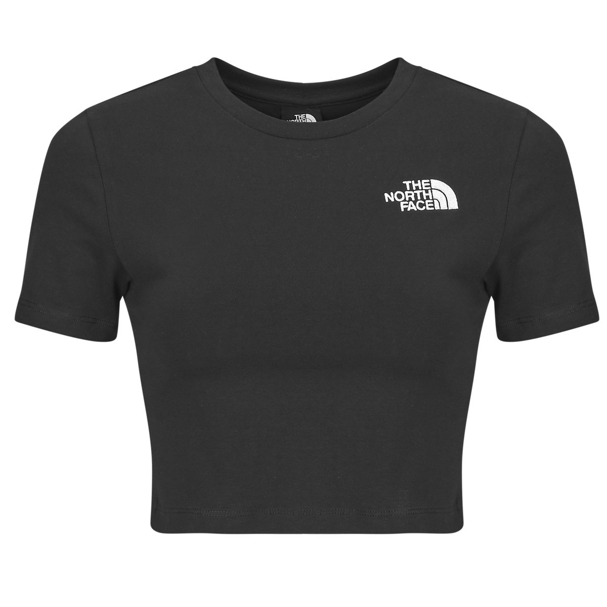 The North Face  S/S Essential Cropped Slim Tee  Černá