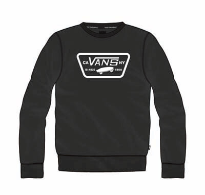 Vans MN FULL PATCH CREW II Pánská mikina US XXL VN0A45CIBLK1