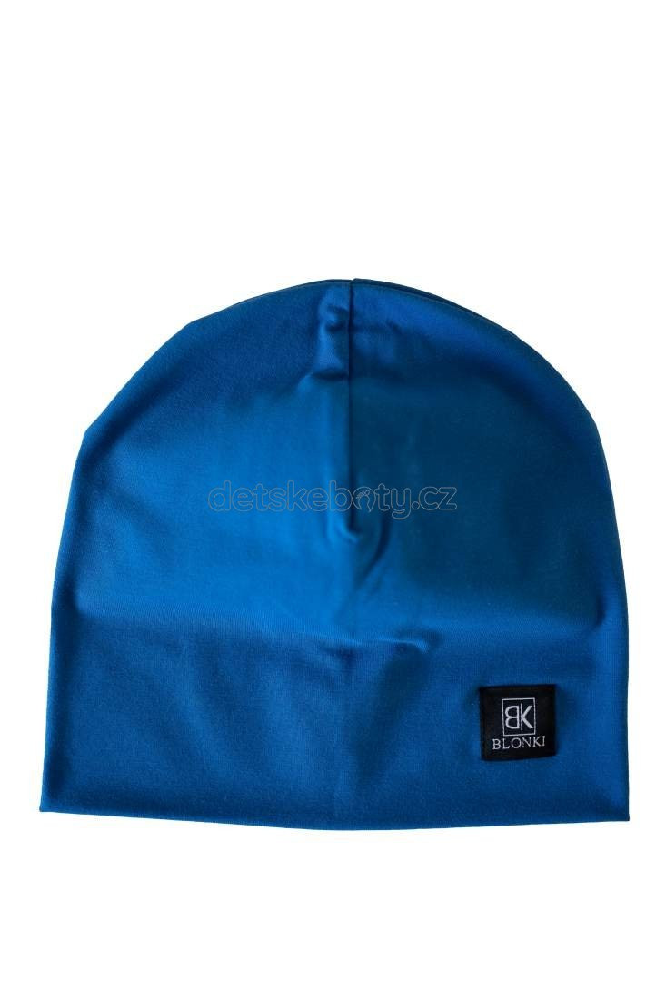 Tenká čepice Blonki č.310 modrá Velikost: 45-47