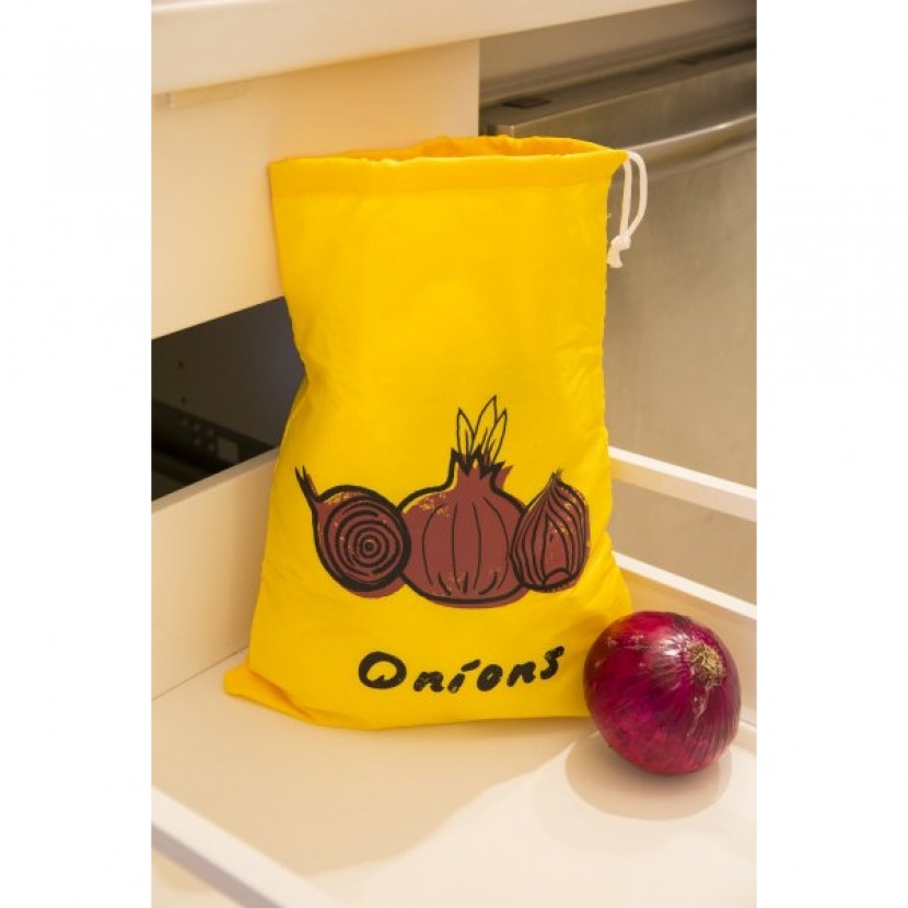 Pytlíček na cibuli Kikkerland - žlutý