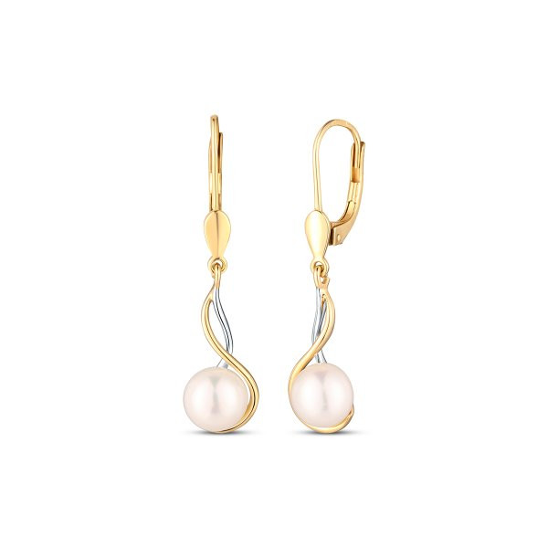 Náušnice s perlou 235-288-711088 2.65g