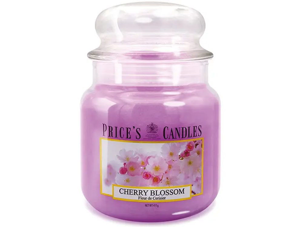 Price’s PRICE'S MIDI svíčka ve skle Višňový květ - hoření 90h
