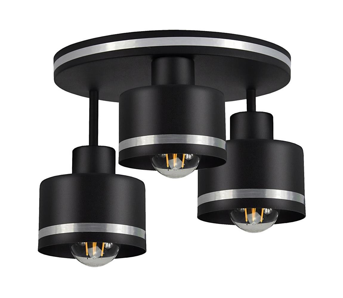 Přisazený lustr BODO SILVER 3xE27/60W/230V