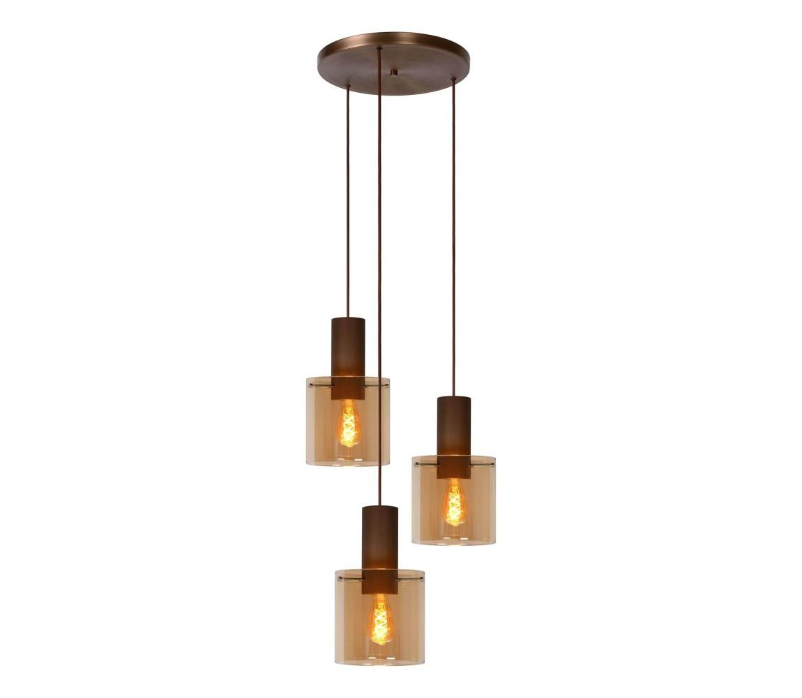 Lucide Lucide 74405/13/62 - Lustr na lanku TOLEDO 3xE27/40W/230V