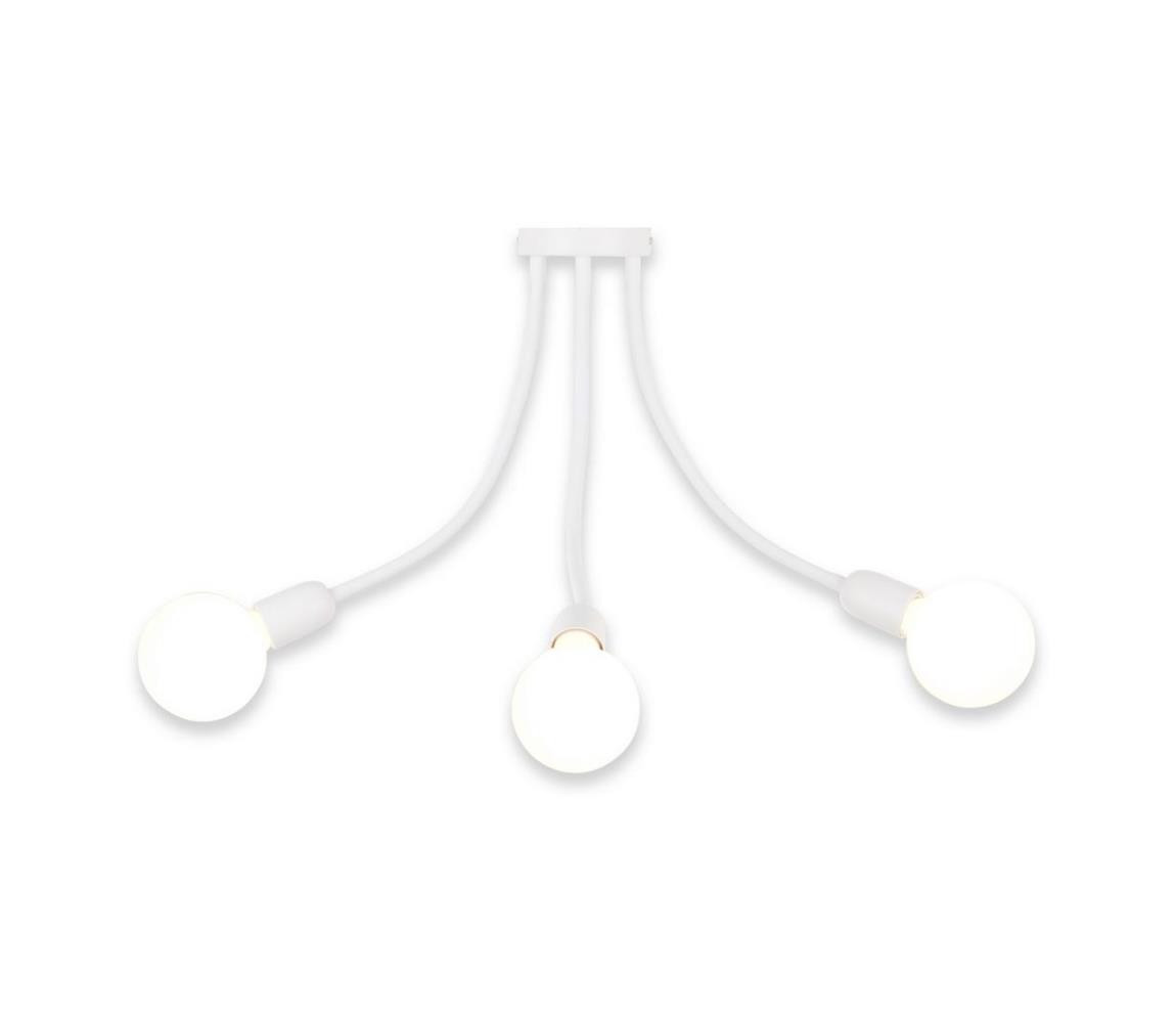 Top Light Top Light Galileo 3 B - Lustr na tyči 3xE27/40W/230V bílá