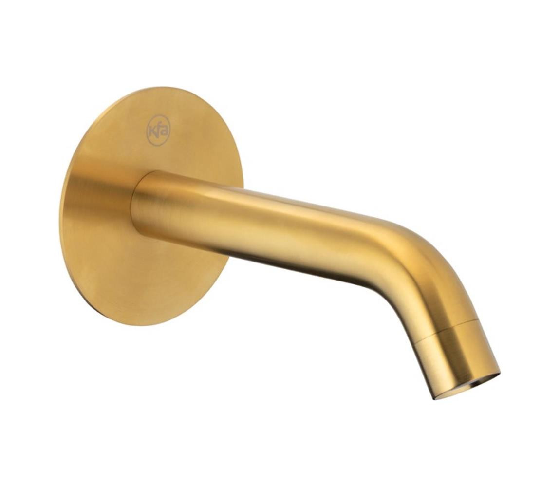 KFA Armatura KFA Armatura 836-004-31 - Výtoková hubice pro podomítkovou instalaci MOZA zlatá