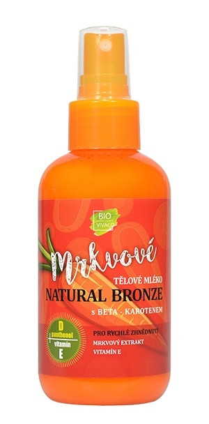 Vivaco Přírodní tělové mléko s mrkvovým extraktem 150 ml