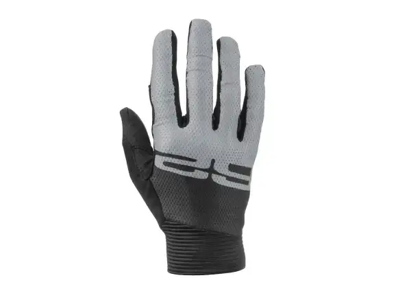 R2 Tracy dětské cyklistické rukavice černá/šedá vel. 8Y