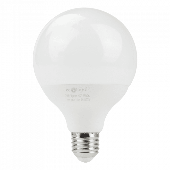 Eco Light LED G95 E27 20W 6500K