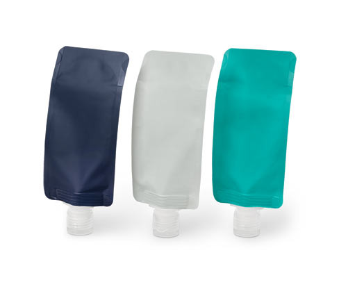 Tchibo - Doplnitelné cestovní láhve - barva: modrá