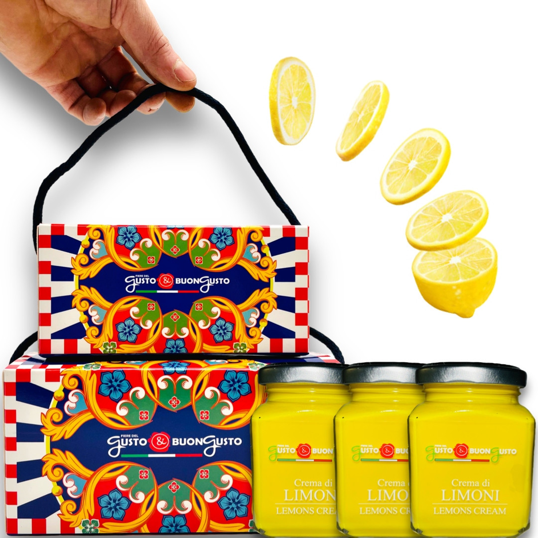 Citronový krém 200 Sicílie gustobuongusto 3 x 200 g