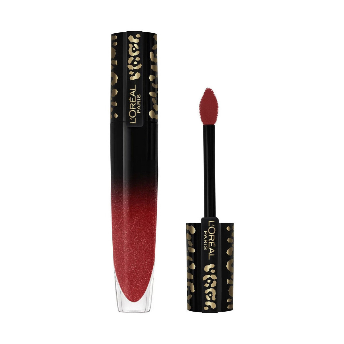 L'oréal  Signature Lacquered Liquid Lipstick - 321 Be Fiery  Červená