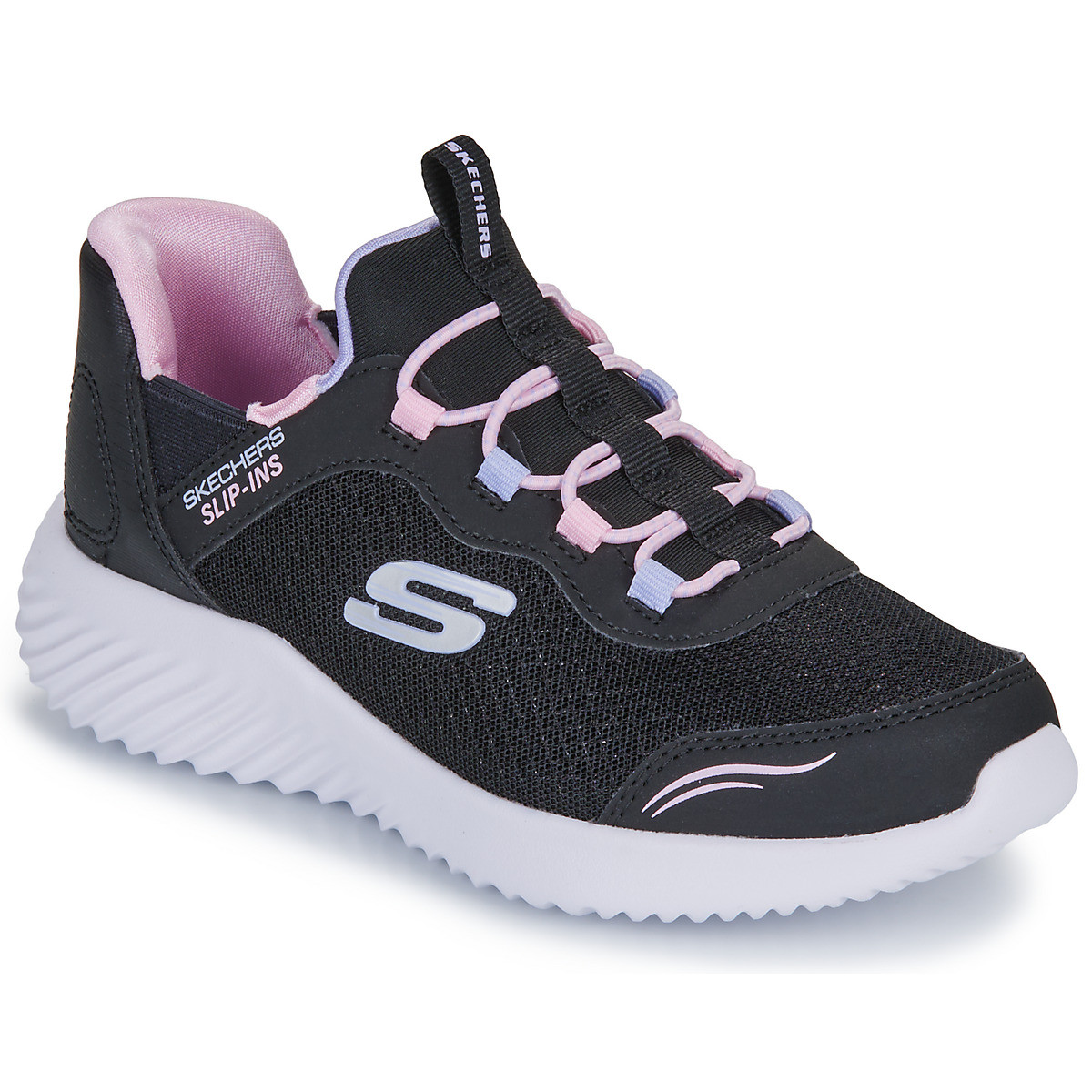Skechers  SLIP-INS: BOUNDER - SIMPLE CUTE  Černá