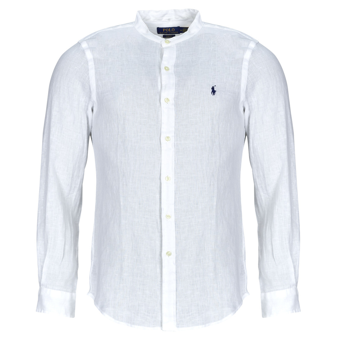 Polo Ralph Lauren  CHEMISE AJUSTEE SLIM FIT EN LIN COL MAO  Bílá