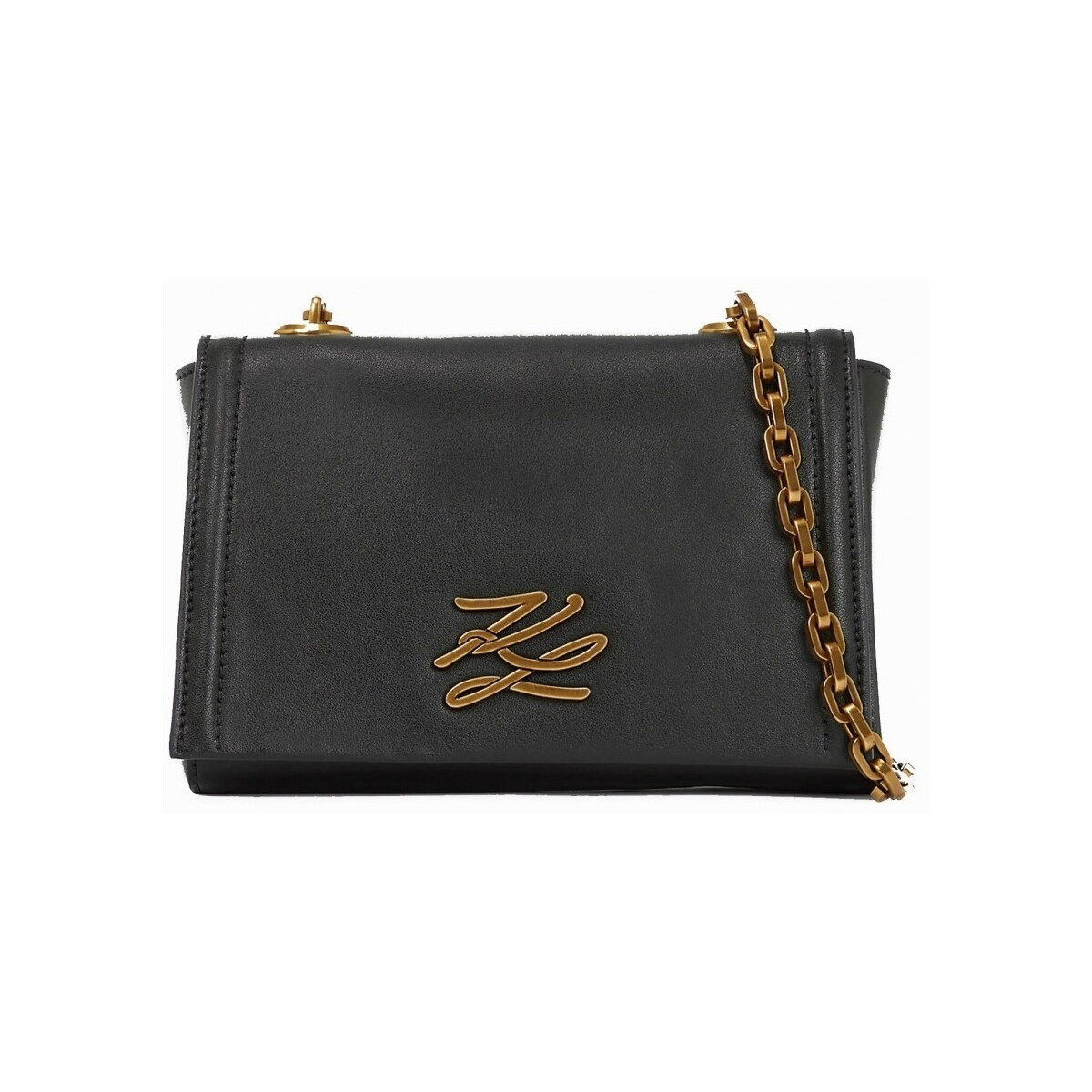 Karl Lagerfeld  AUTOGRAPH SM CROSSBODY  Černá