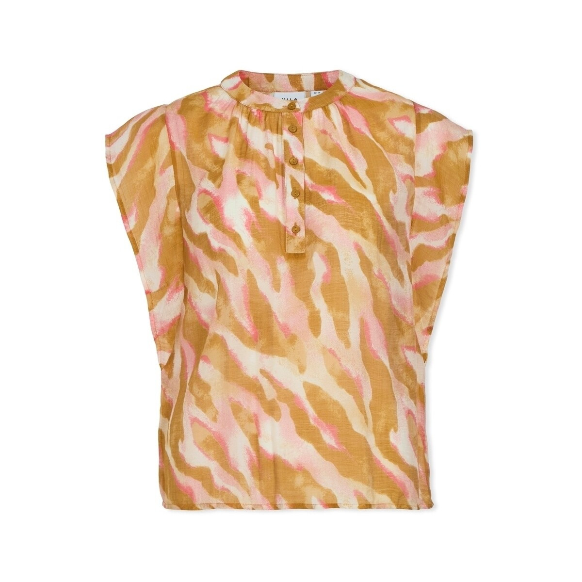 Vila  Top Lyria Soa - Wood Thrush  Růžová