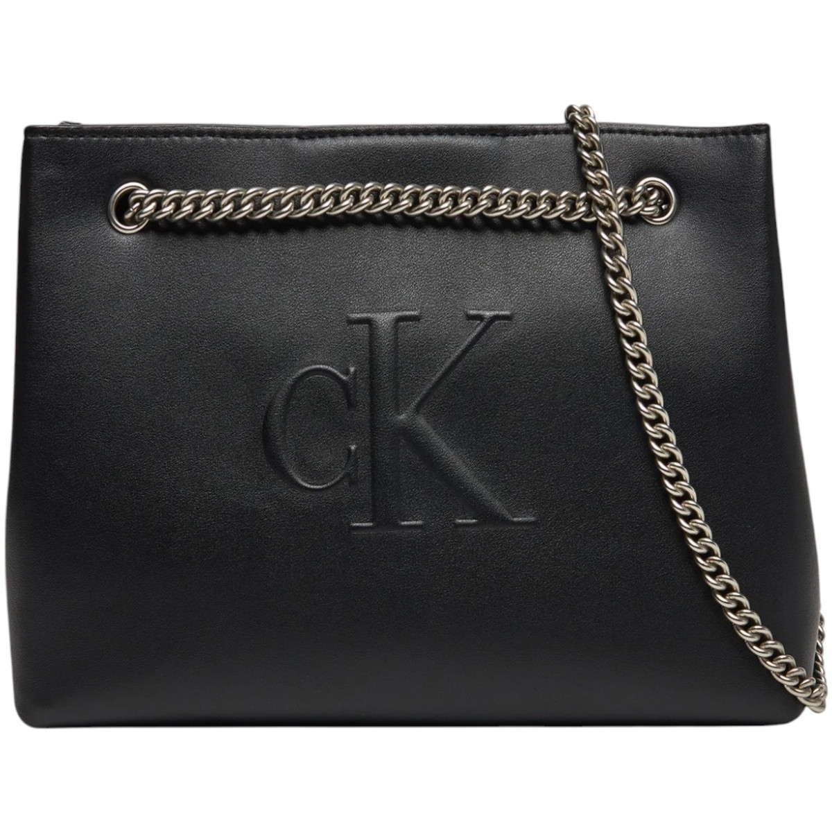 Calvin Klein Jeans  SCULPTED CHAIN SHOULDER LV04K3163G  Černá