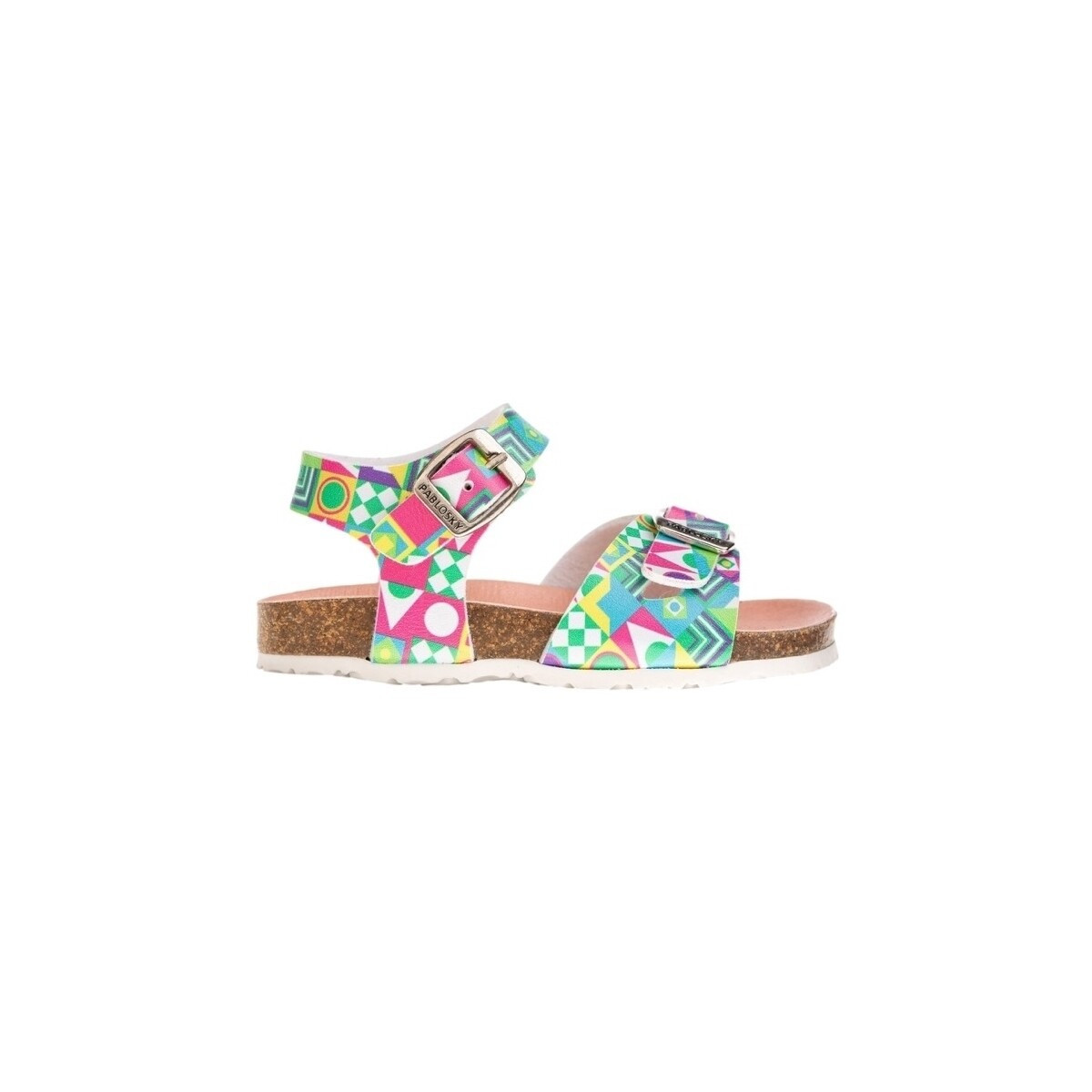 Pablosky  Champion Baby Sandals 439704 - Blanco Fantasia  ruznobarevne