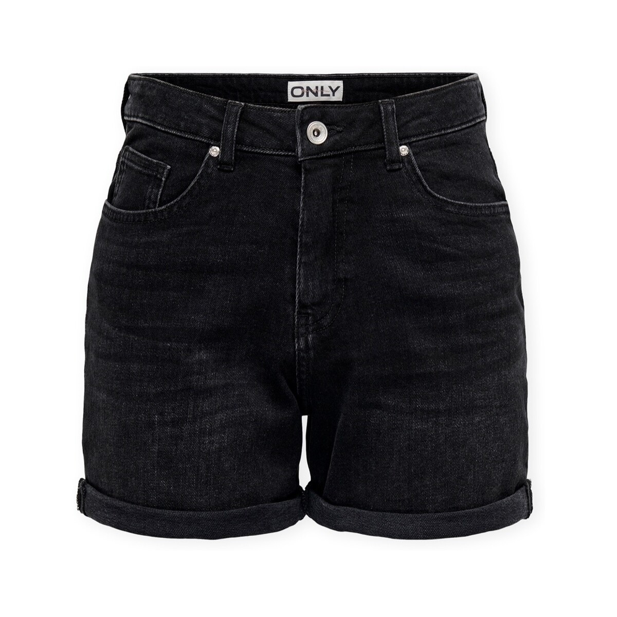 Only  Noos Josephine Shorts - Washed Black  Černá