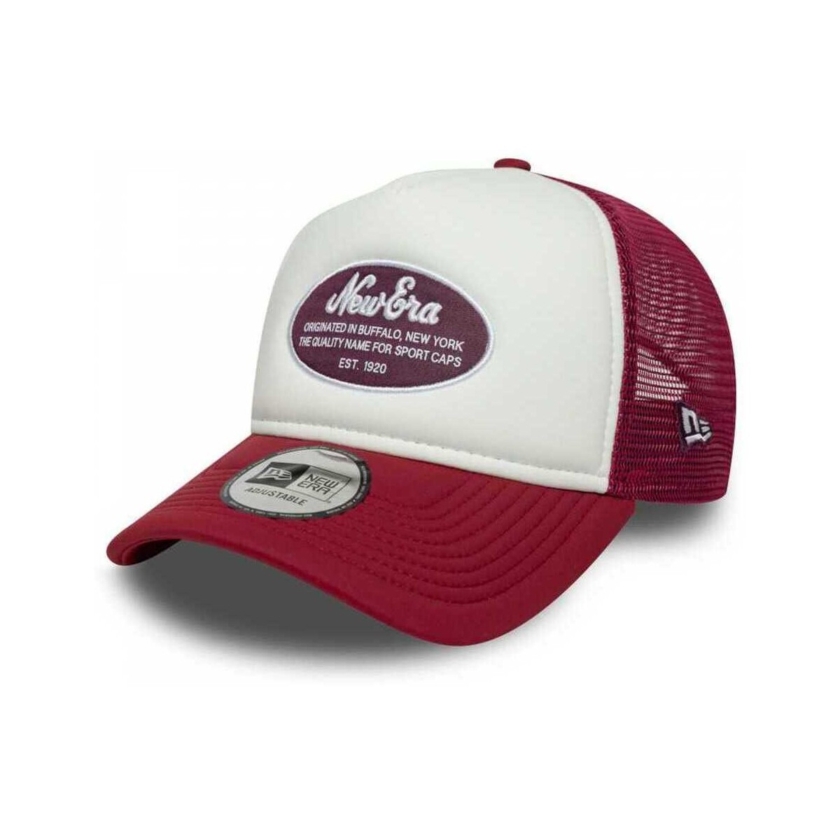 New-Era  Oval foam patch trucker newera  Bílá