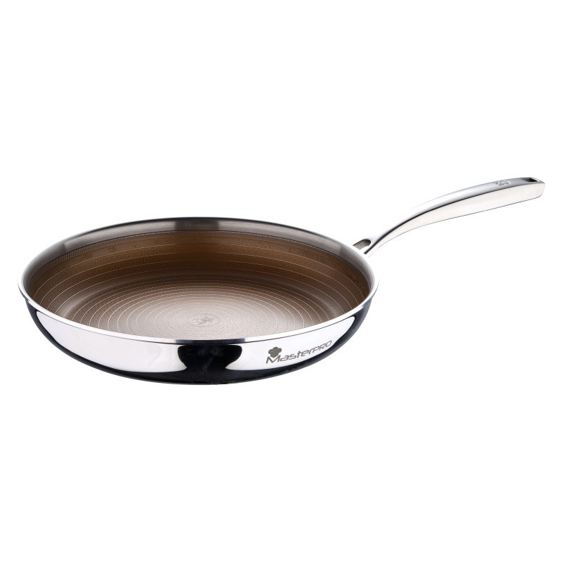 MASTERPRO Pánev s nepřilnavým povrchem GIRO 28 cm nerez BGMP-2116