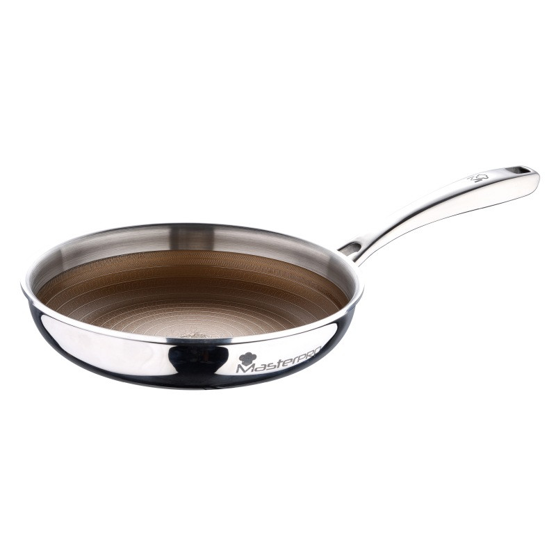 MASTERPRO Pánev s nepřilnavým povrchem GIRO 20 cm nerez BGMP-2114