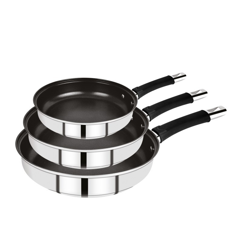 BERGNER Sada pánví s nepřilnavým povrchem ALENA 18,20,24 cm nerez BGEU-5529