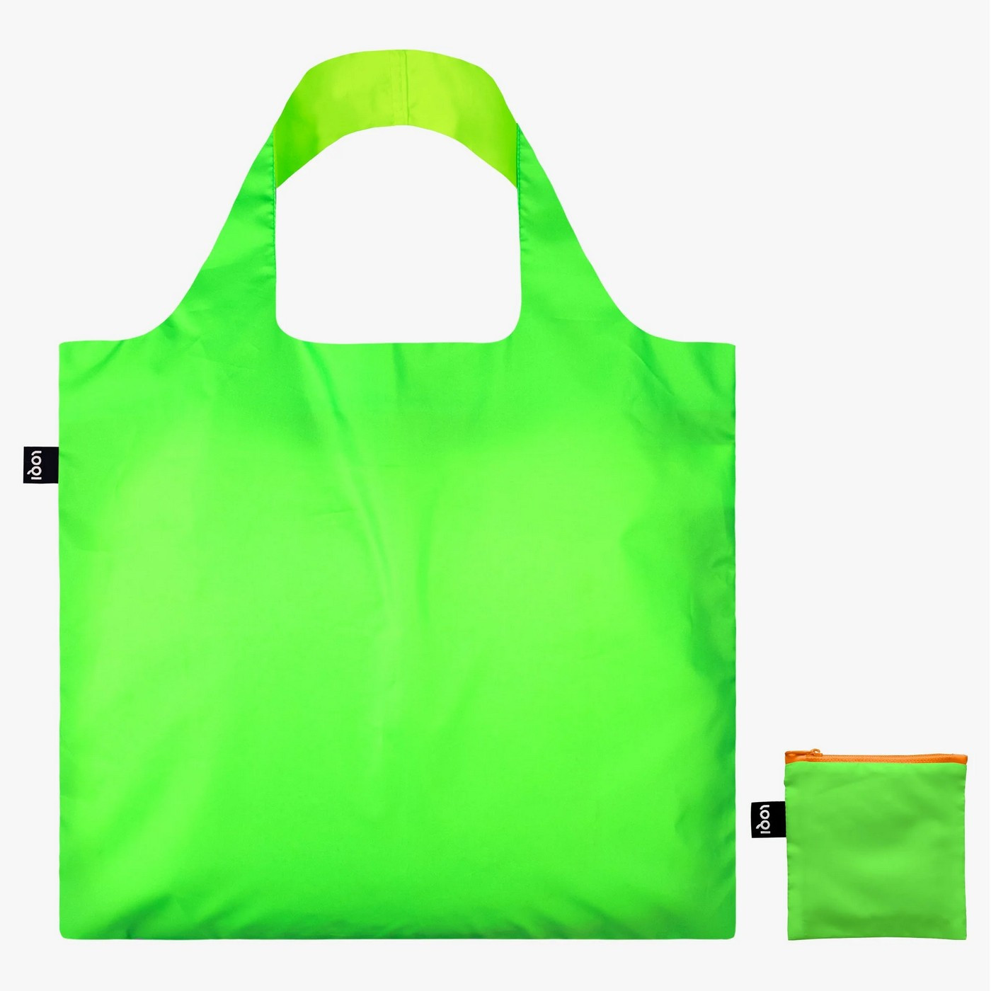 Skládací nákupní taška LOQI NEON Green