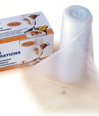 Sáčky zdobicí jednorázové  igelitové 40/90 role 100 ks -