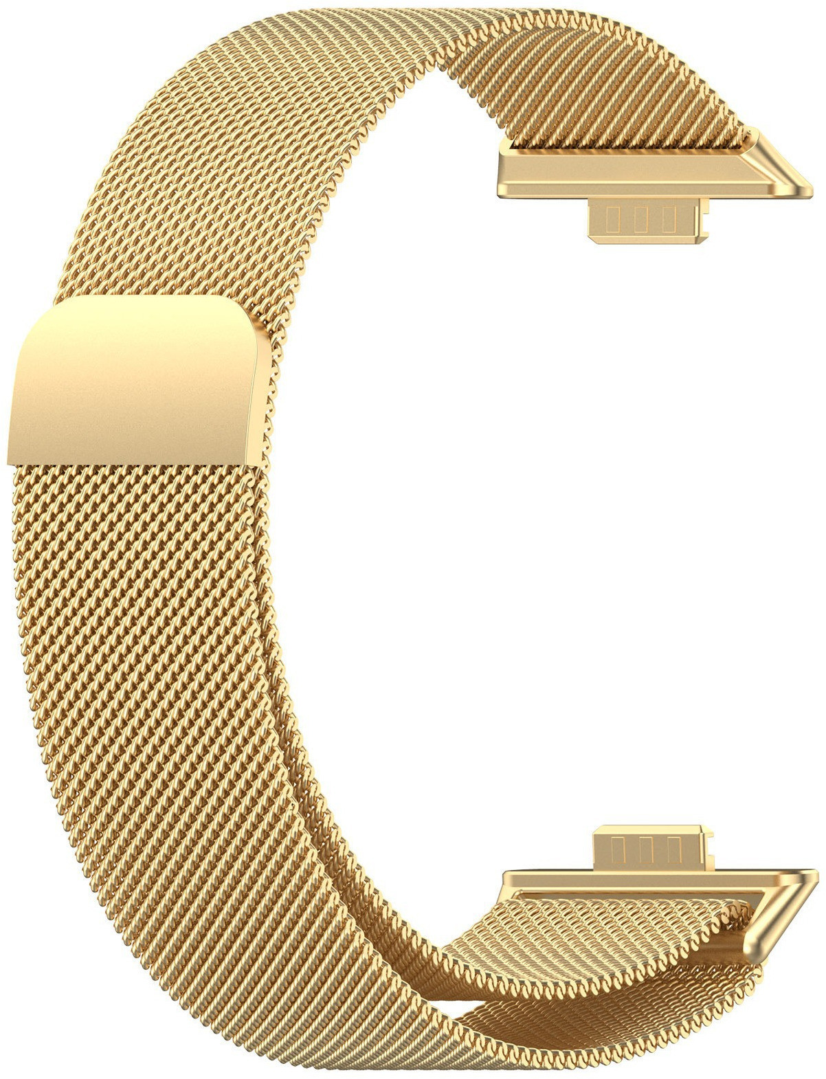 4wrist Milánský tah pro Huawei Fit 3 - Milanese Loop Gold
