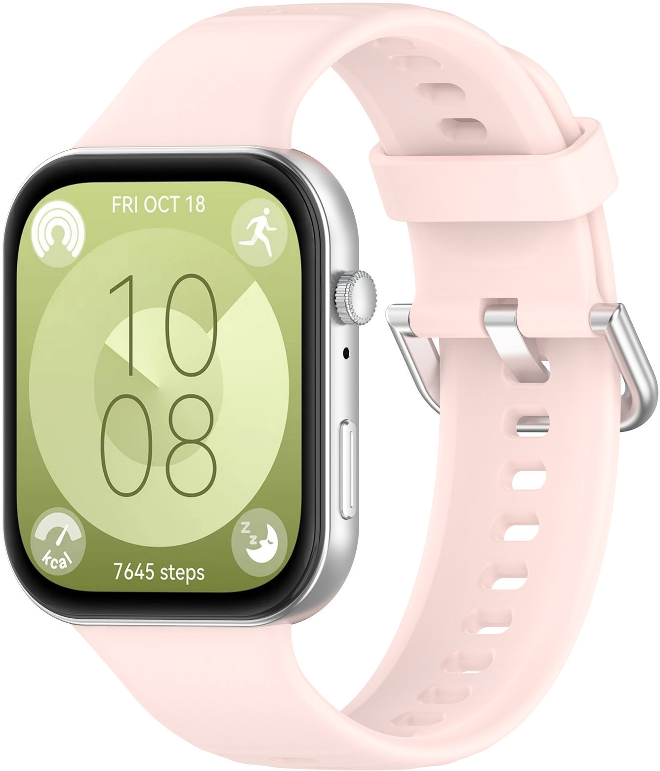 4wrist Silikonový řemínek pro Huawei Fit 3 - Pink