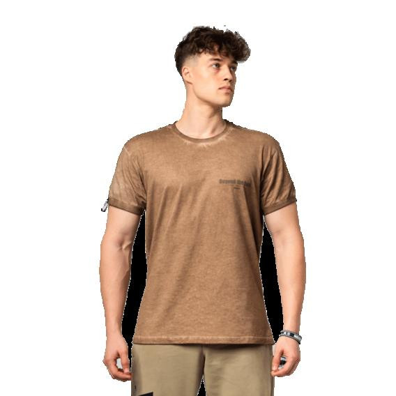 Nebbia Washed-off bavlněné tričko MAX OUT 357