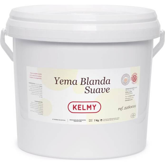 Žloutkový krém, připravený k přímému použití - Yema Blanda Suave 7kg - Kelmy