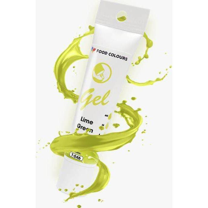 Food Colours gelová barva tuba Lime Green 30 g