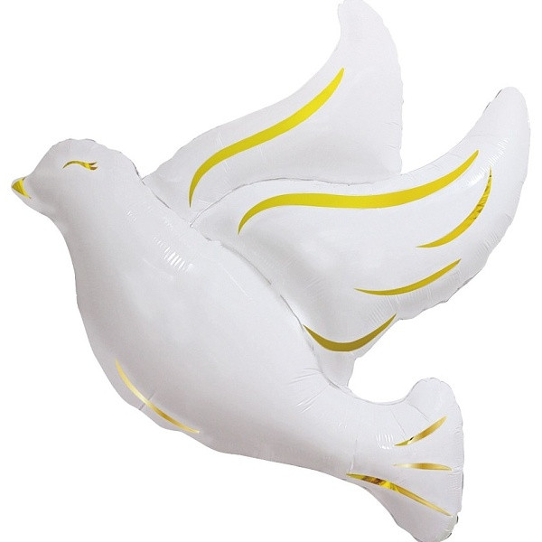 Balónek fóliový Holubice 92 x 84 cm