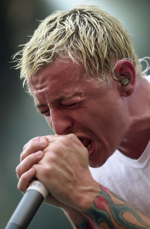 New York Daily News Archive Fotografie Chester Bennington of Linkin Park performs, New York Daily News Archive, 26.7 × 40 cm