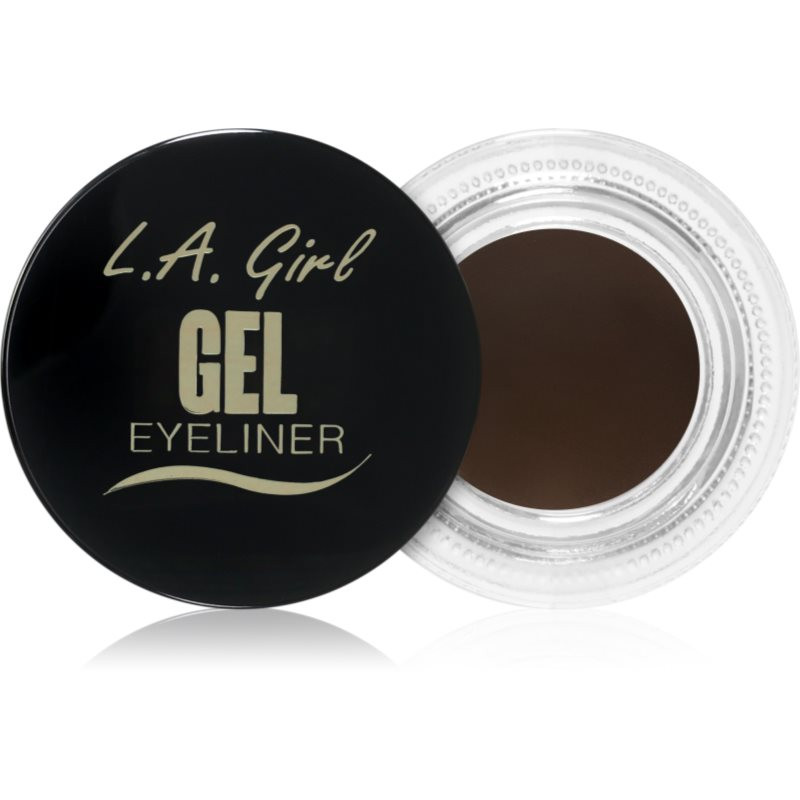 L.A. Girl Cosmetics Gel Eyeliner gelové oční linky odstín Rich Chocolate Brown 3 g
