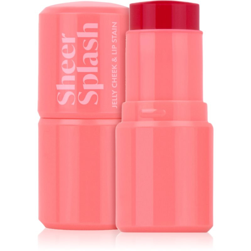 Barry M Sheer Splash multifunkční líčidlo líčidlo na rty a tváře odstín Cranberry Cloud 5.8 g