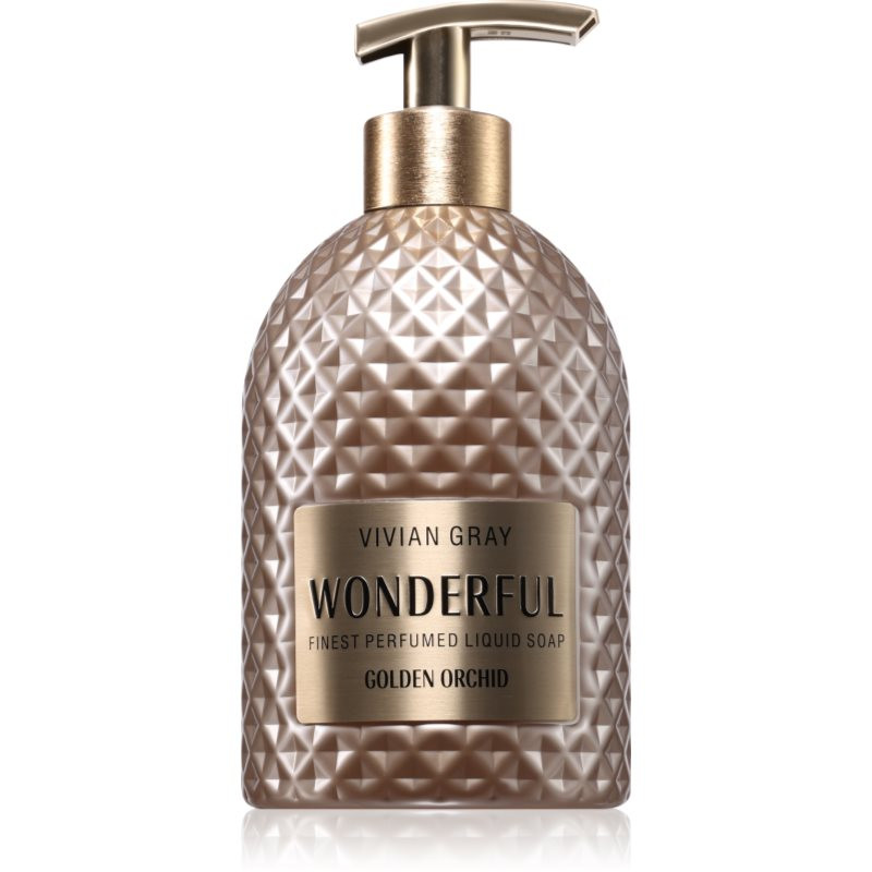 Vivian Gray Wonderful Golden Orchid luxusní tekuté mýdlo na ruce 500 ml