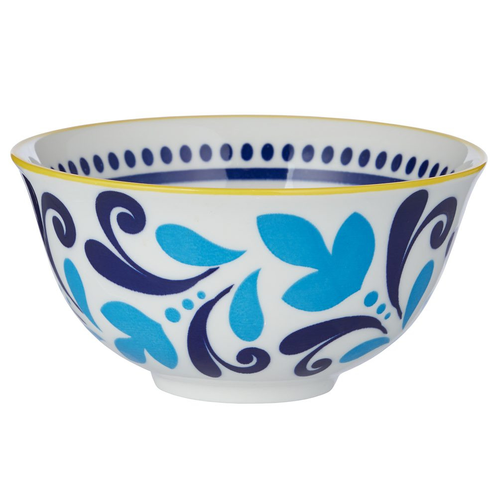 ORNAMENTS Miska 240 ml - sv. modrá/ tm. modrá