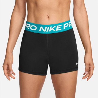 Nike  funkční šortky Nike Pro černo tyrkysové CZ9857-028