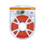 STIHL 0000 930 2643 – struna do křovinořezu, hranatá, červená, pr. 2,7 mm, 65 m