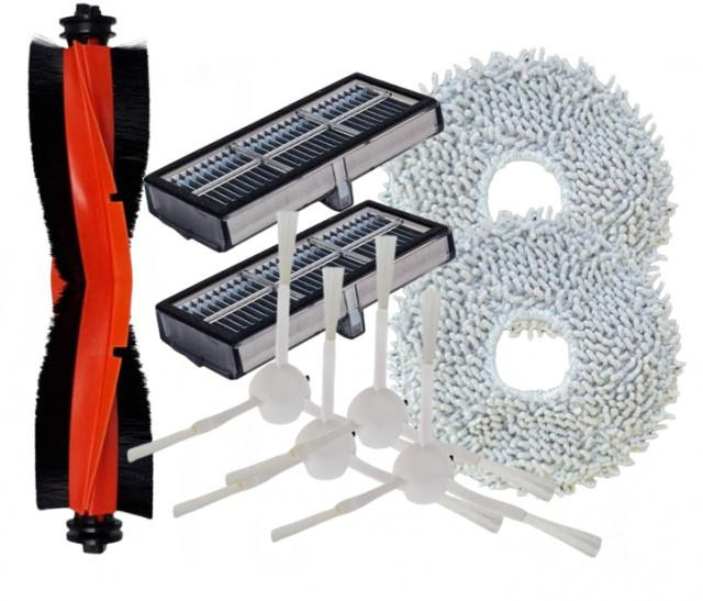 9ks HEPA filtry, kartáče a mopy pro DREAME L10s Pro Ultra Heat, X30 Pro/Plus sada